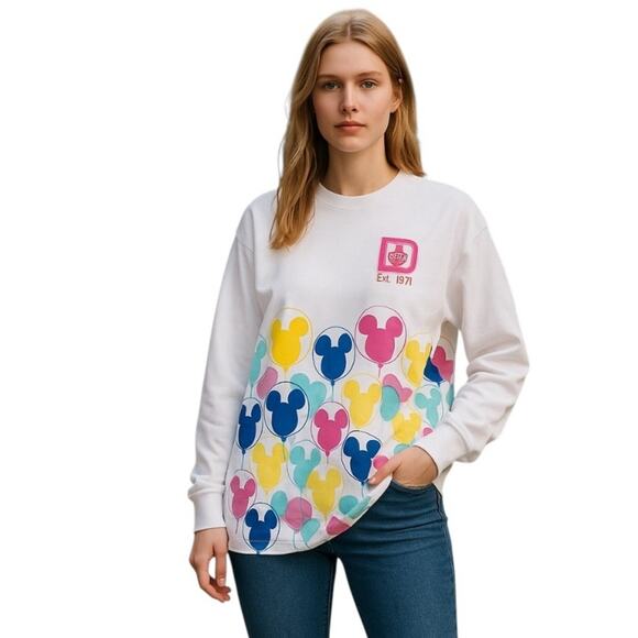 Disney Spirit Jersey Balloon 2020 White Size Small NWT - Picture 2 of 11